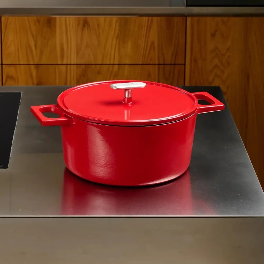 Касерола от излято желязо с капак подходяща за индукционен котлон 5,5 l Mattia 3.0 – FABINI