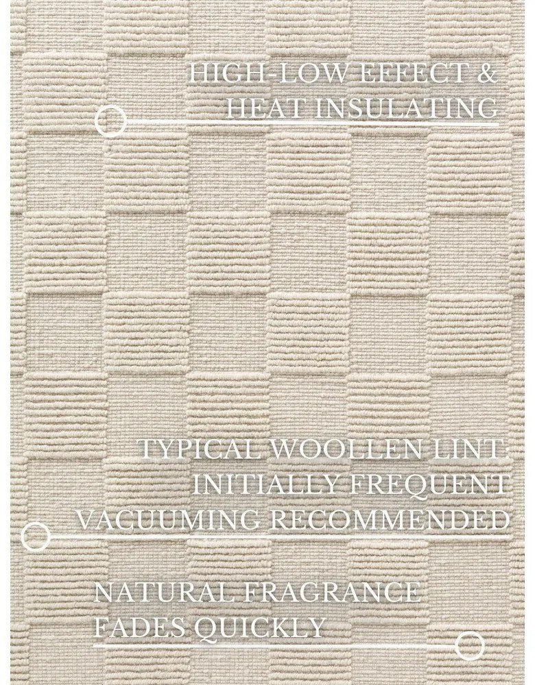 Кремав ръчно изработен вълнен килим 200x300 cm Scala – Villeroy&amp;Boch