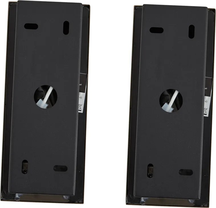 Комплект от 2 модерни стенни лампи черни с LED - Plaza