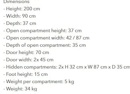 Кремав шкаф за книги от борова дървесина 90x200 cm Miller - WOOOD