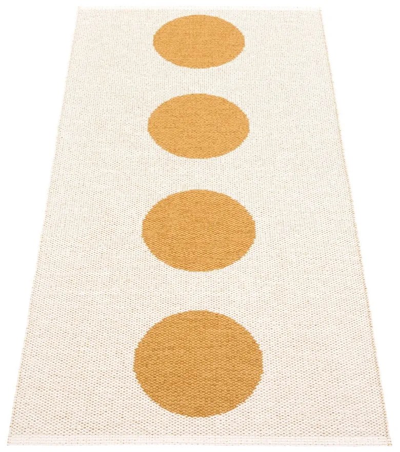 Пътека за открито и закрито в цвят жълта охра 70x150 cm Vera Ochre – Pappelina