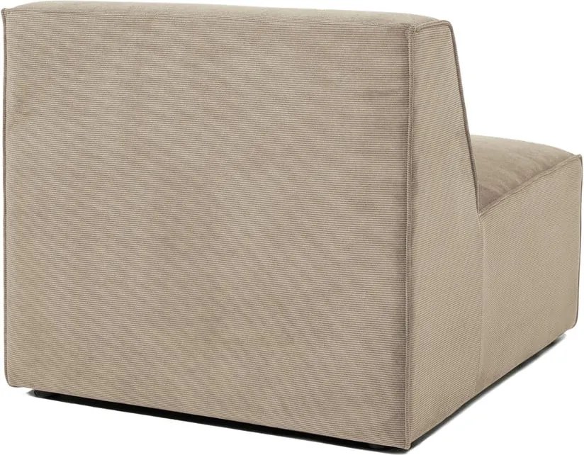 Бежов велурен модул на дивана (централна част) Sting - Scandic