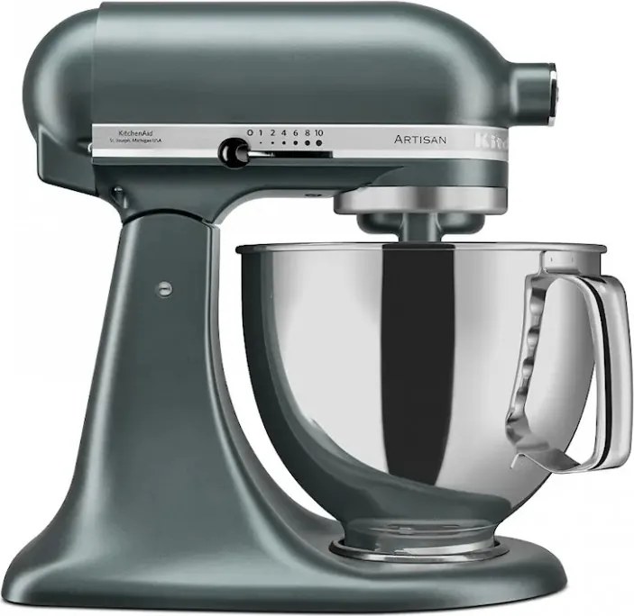 Планетарен миксер KitchenAid Artisan Elegance 5KSM175PSEJP, 300 W, 4.8 л, Direct drive, 10 скорости, Тъмнозелен