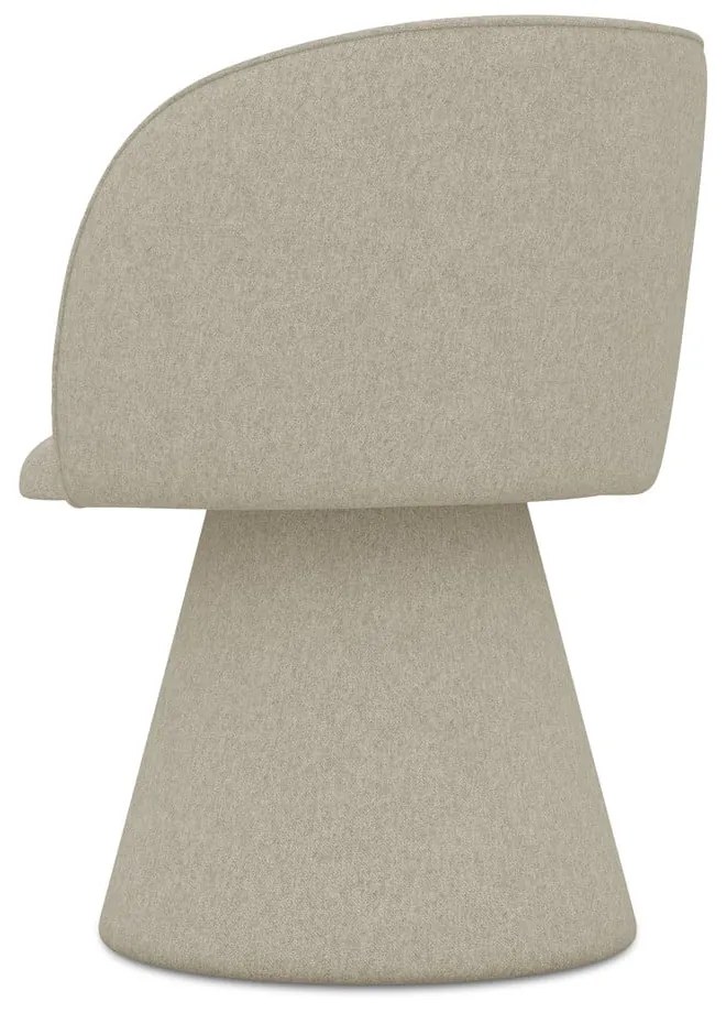 Бежов тапициран трапезен стол Maia – Makamii