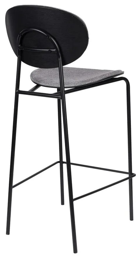 Сиви бар столове в комплект от 2 броя 96 см Donny - White Label