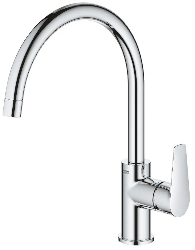 Висока кухненска батерия Grohe BauEdge