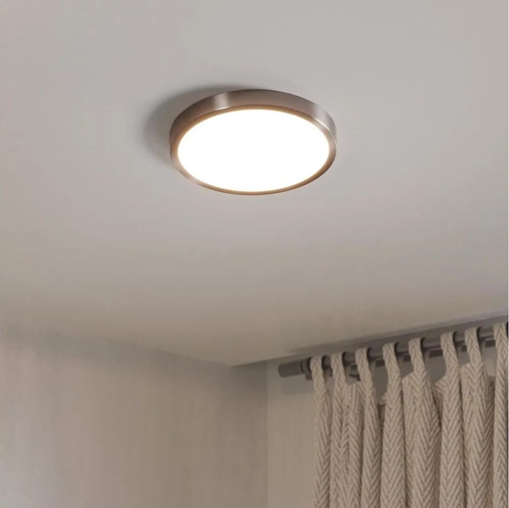 Eglo 901317 -LED таванно осветително тяло FUEVA LED/14,2W/230V 2700/4000/6500K Ø27,8 см хром