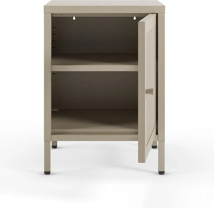 Кремаво нощно шкафче Fayna – Marckeric