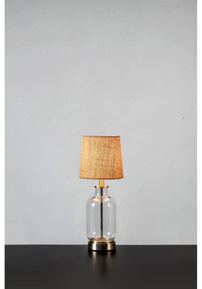 Настолна лампа в естествен цвят с абажур от юта (височина 43 cm) Costero - Markslöjd