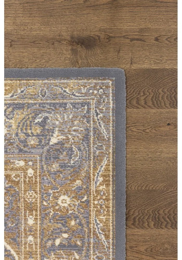 Бежово-сив вълнен килим 200x300 cm Zana - Agnella