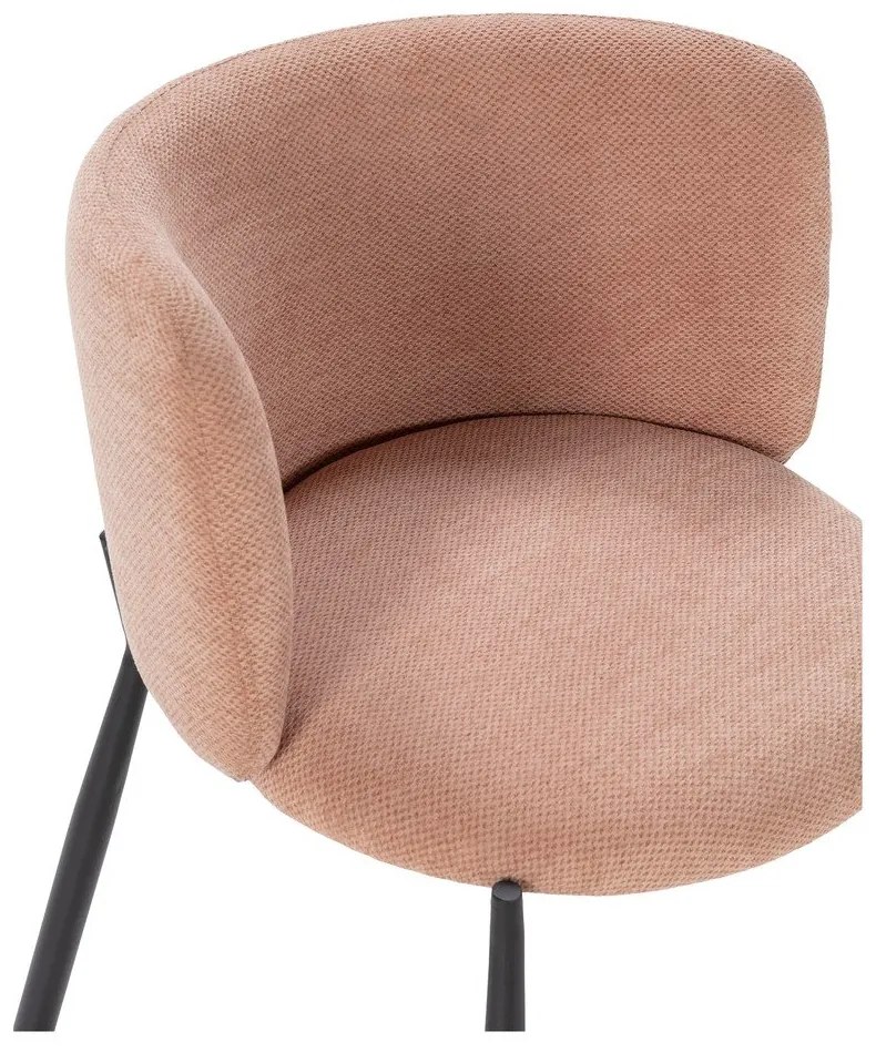 Прасковени тапицирани трапезни столове в комплект 2 бр. Ginny – MOME