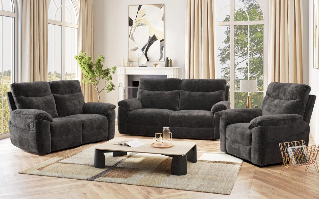 Реклайнер, тройка /с ръчен механизъм/ Адесто