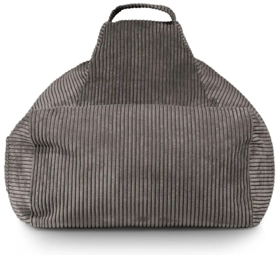 Син детски пуф от рипсено кадифе Game Amuse – SLOWDOWN