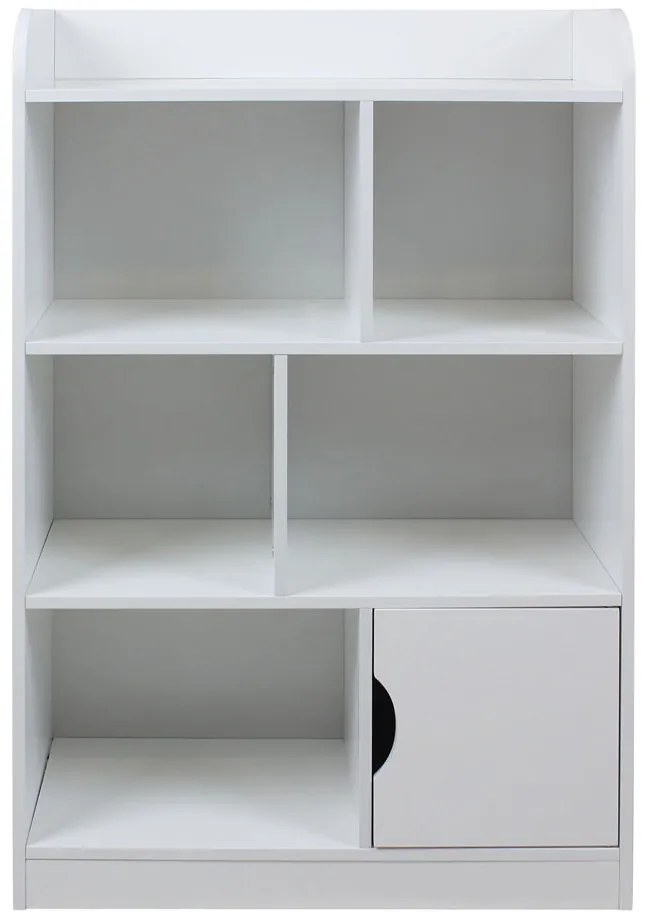 GINGER HOME Органайзер/етажерка 4 нива + вратичка WHITE