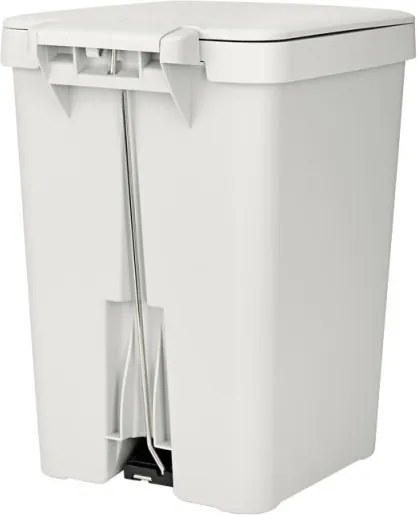 Кош за боклук с педал Brabantia StepUp 1008483, 25 л, Екологични материали, Голям отвор, Светлосив