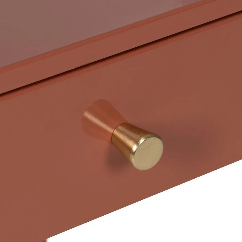 Теракотено нощно шкафче Nara – Ixia