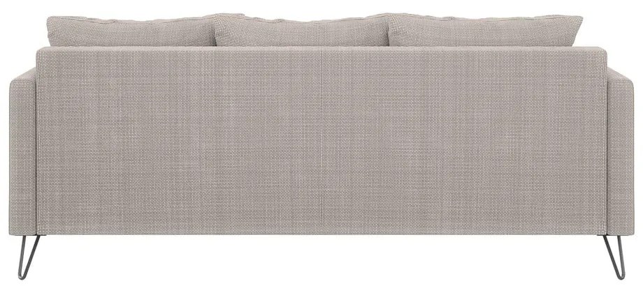 Светлокафяв шенилов диван 200 cm Freya – Ropez