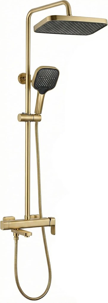 Комплект за душ Rea Arlo Brush Gold