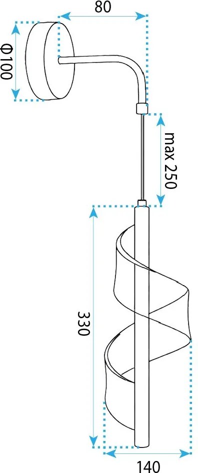 СТЕНЕН LED АПЛИК G177-W GOLD