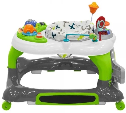 Бебешка проходилка &amp; Център с дейности  Bebe Stars Airplane 4in1