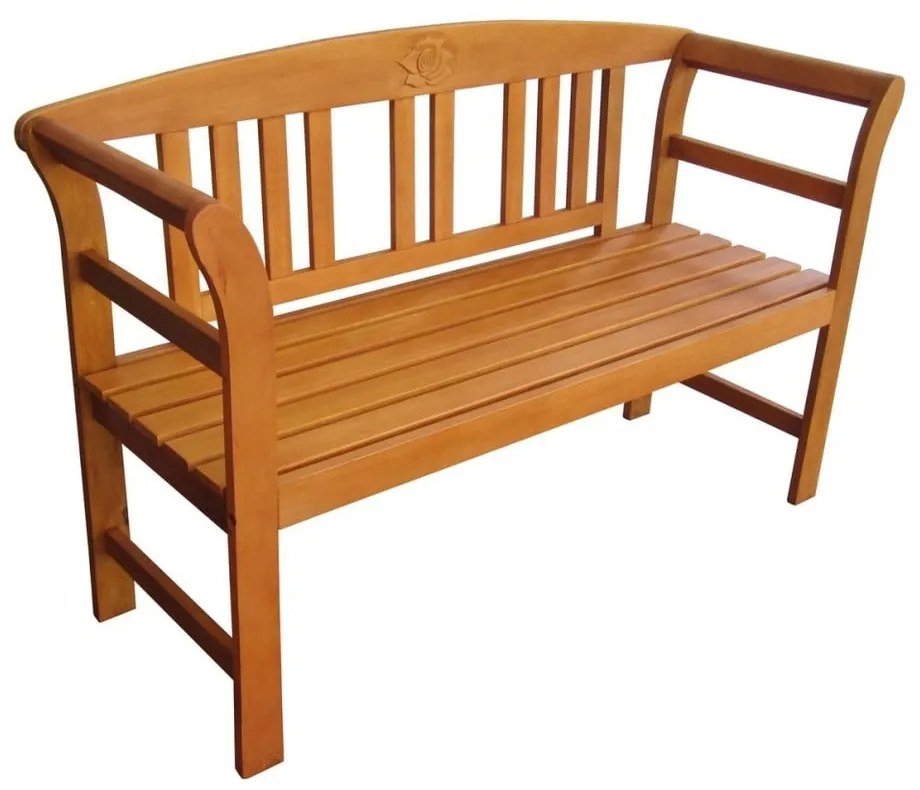 Кафява градинска пейка от масивно дърво San Jose – Garden Pleasure