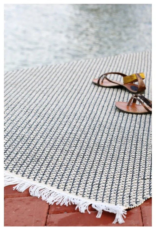 Кремаво-черна пътека, подходяща за употреба на открито , 70 x 200 cm Diby - Narma