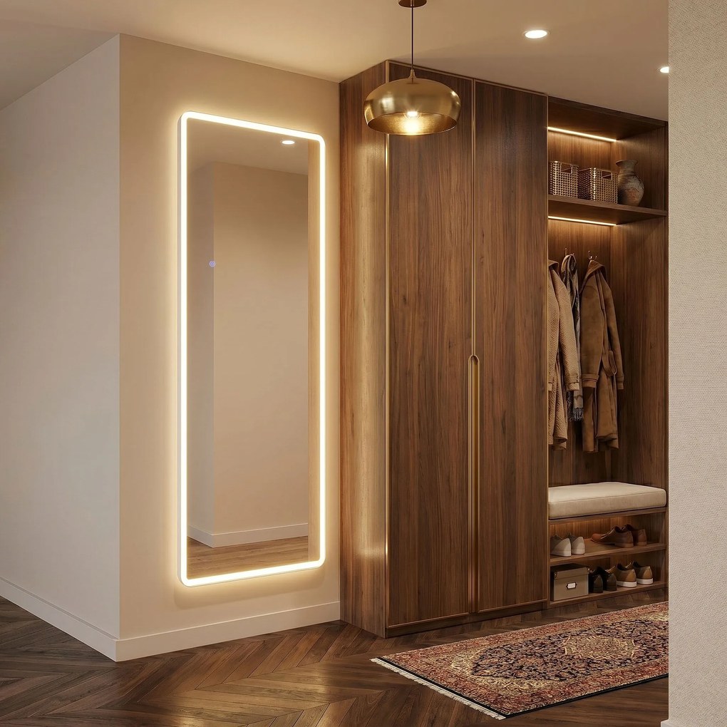 Огледало LED Classico 60x170cm White