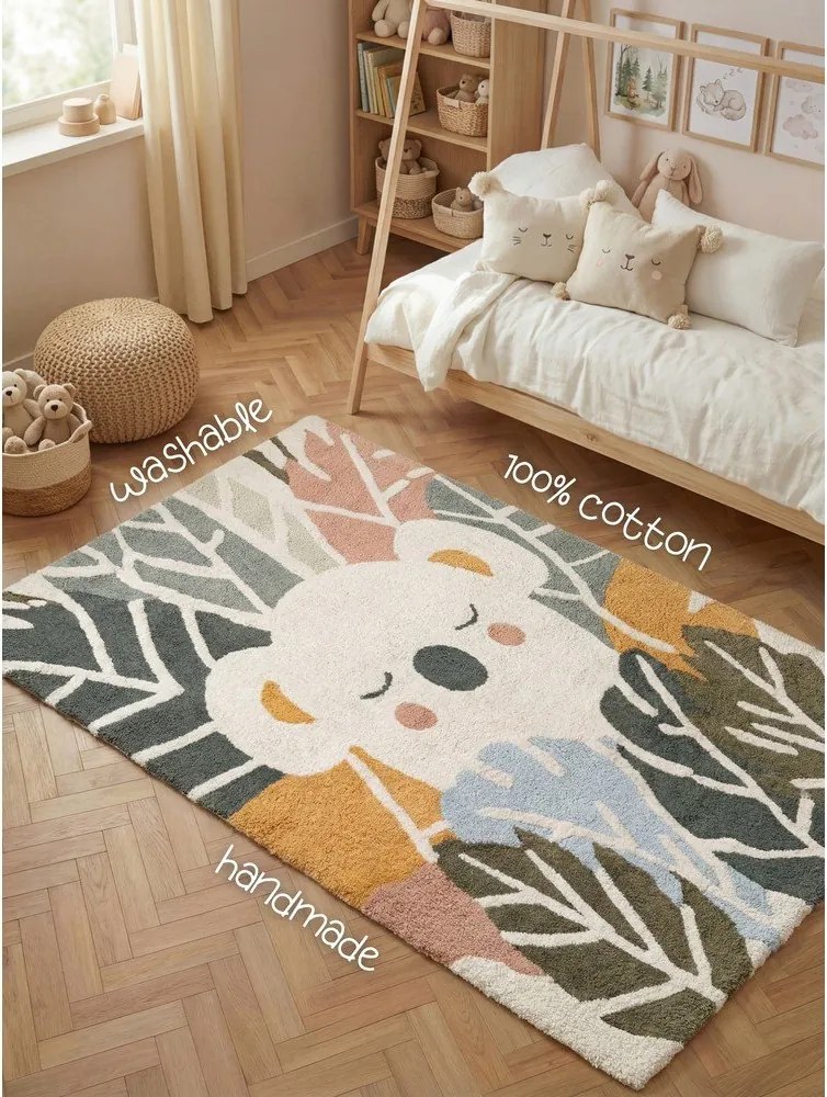 Памучен детски килим подходящ за пране/ръчно изработен 140x200 cm Snuggle Tabea – Hanse Home