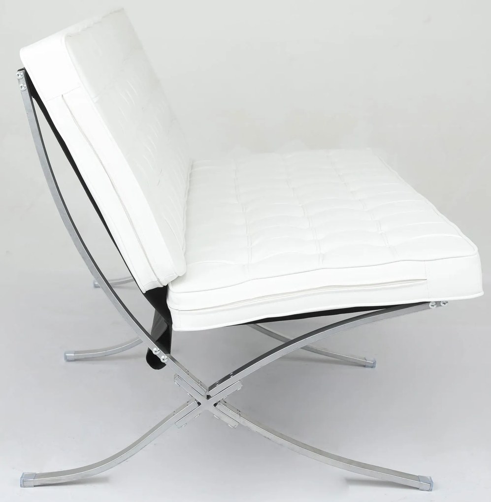 Триместен диван Casablanca-бял