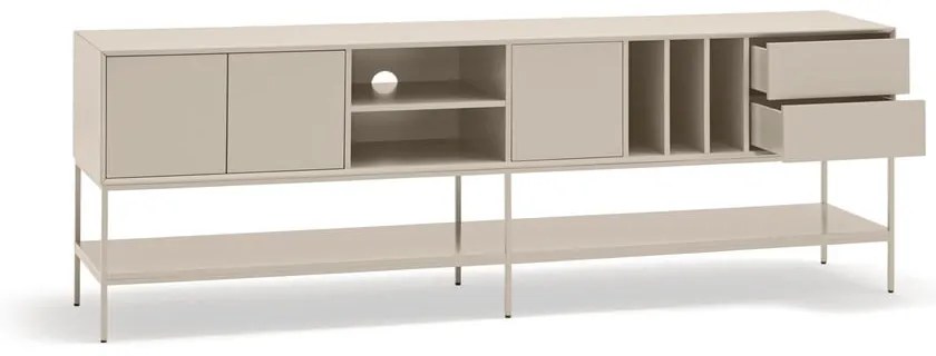 Кремава маса за телевизор 220x74x45 cm Platt – Teulat
