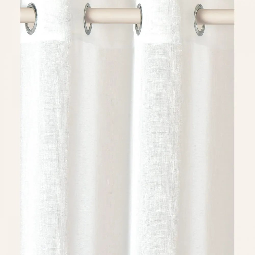 Бяла завеса Sensia с втулки 350 x 250 cm