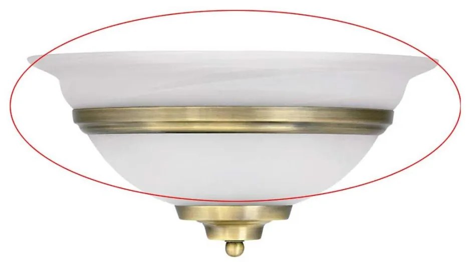 Globo - Резервно стъкло за стенен аплик TOLEDO E27