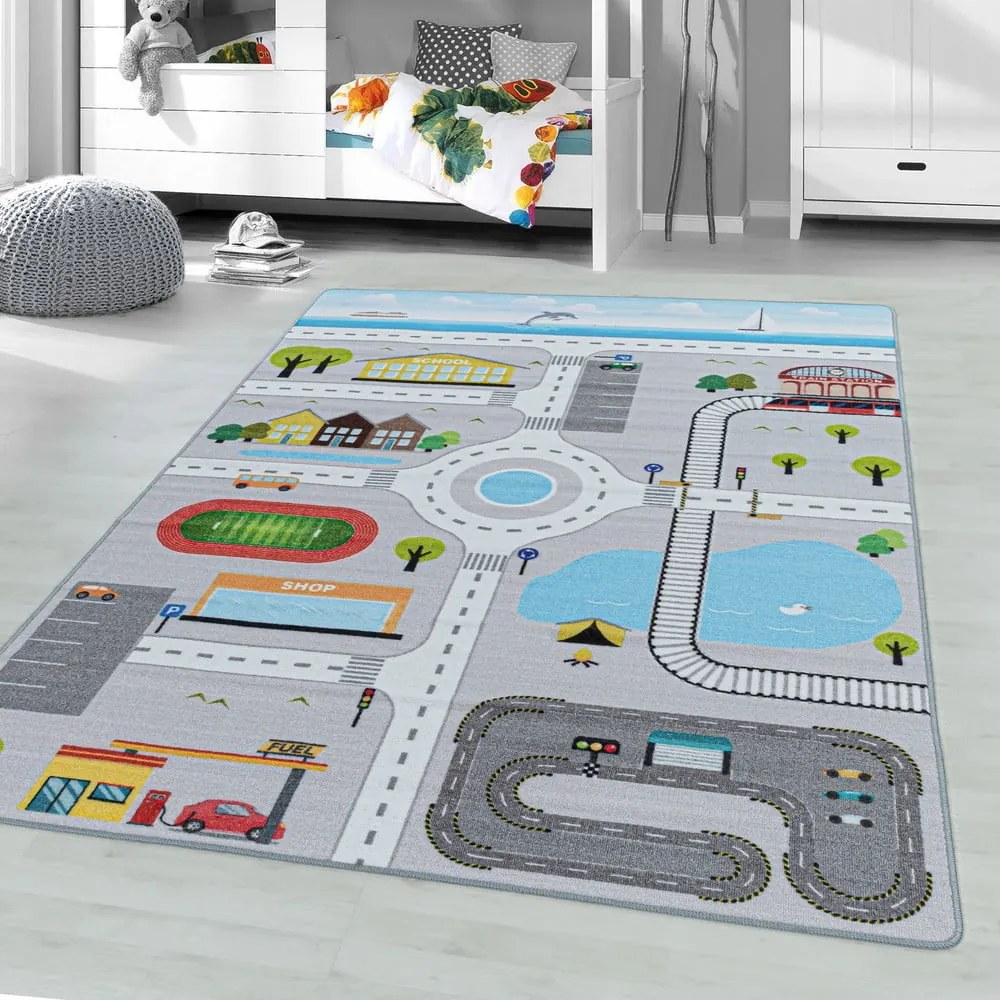 Сив детски килим 120x170 cm Play – Ayyildiz Carpets