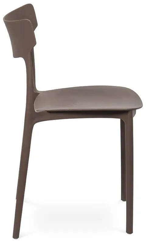 Кафяв пластмасов градински стол Biá – Bonami Essentials