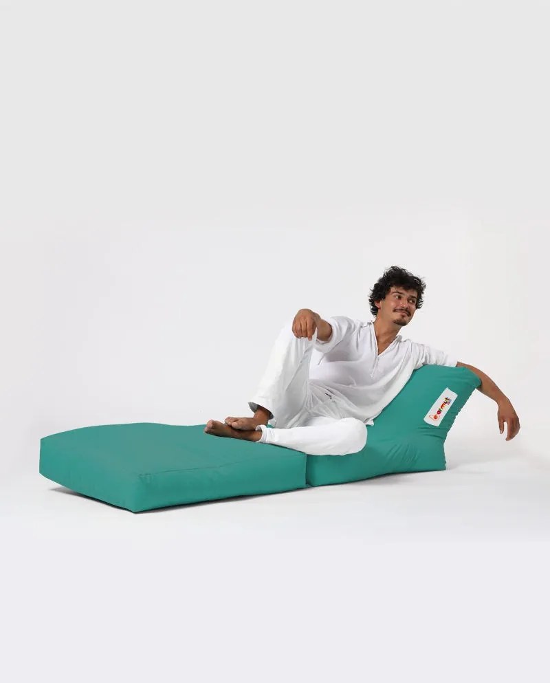 Градински пуф Siesta Sofa Bed Pouf, цвят Тюркоаз