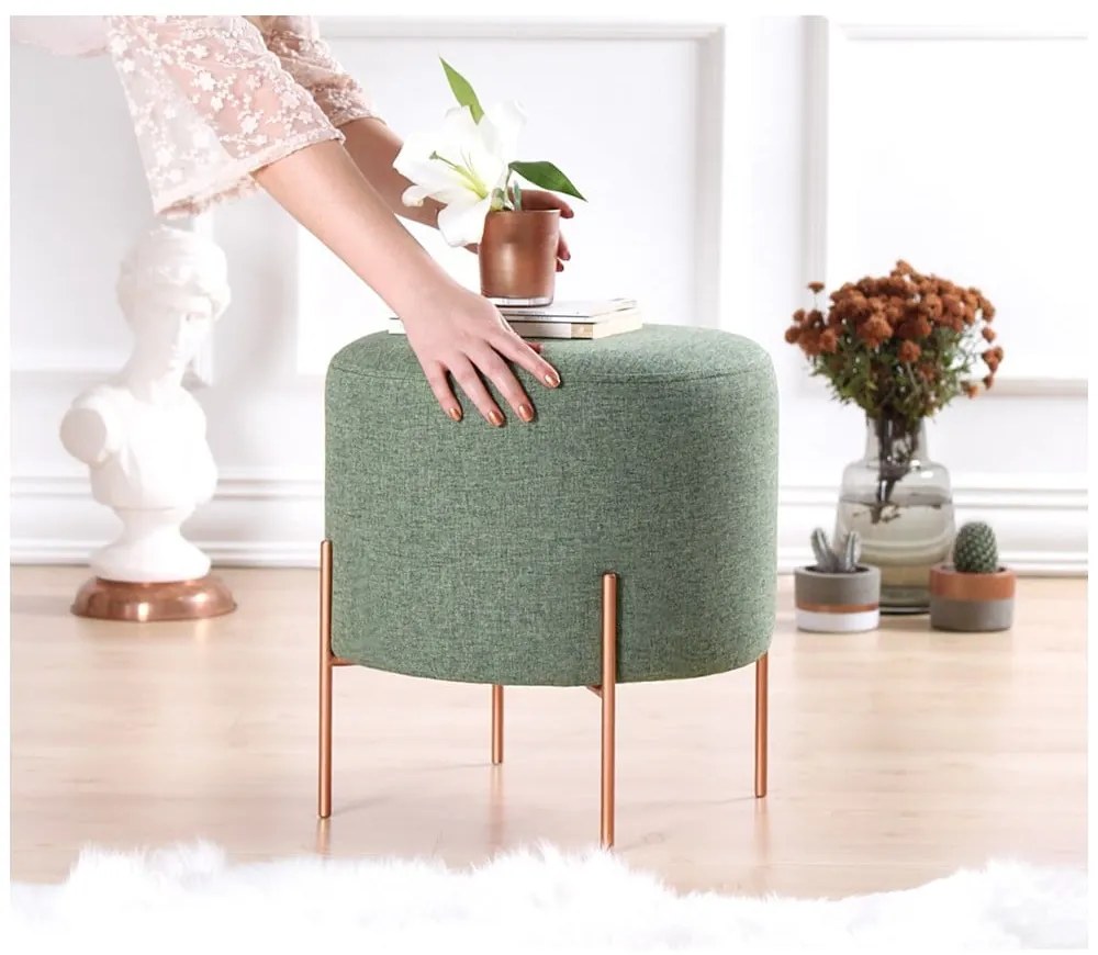 Светлозелен стол Copper – Artie