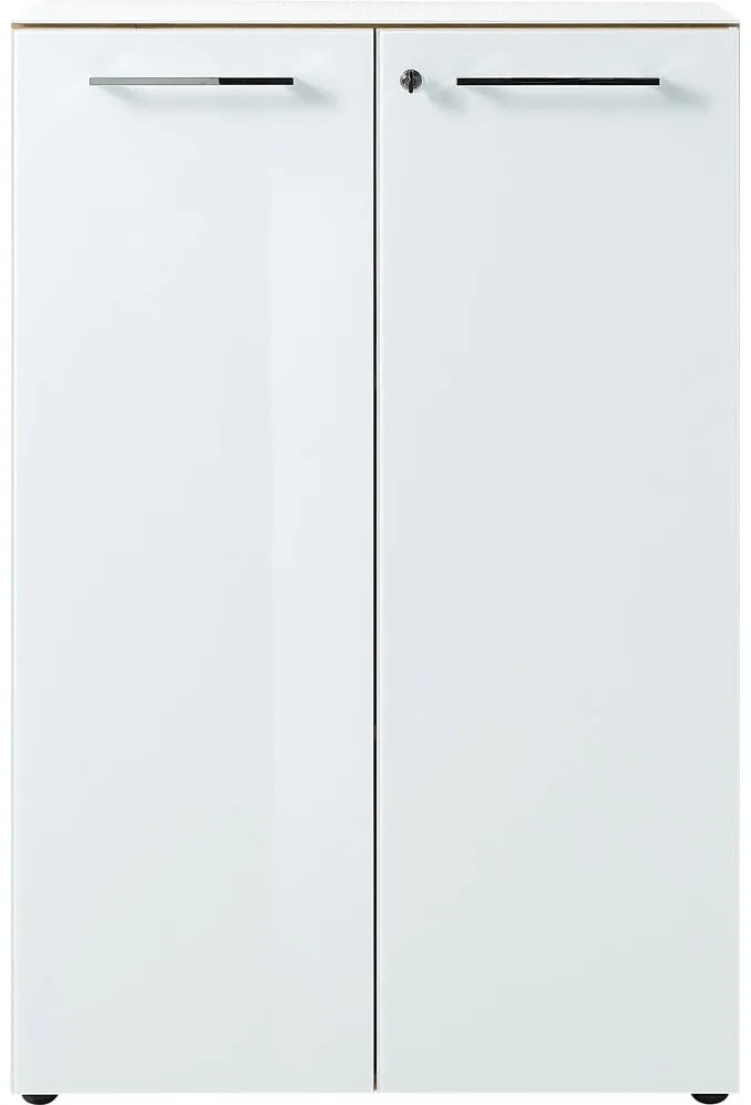 Дъбов шкаф в бял\естествен цвят 80x120 cm Monteria - Germania