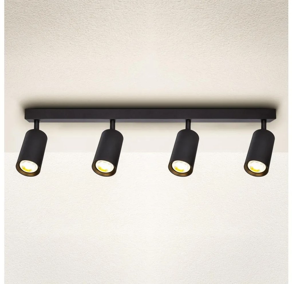 Brilagi - LED димируемо точково осветително тяло SELE 4xGU10/6,5W/230V черно