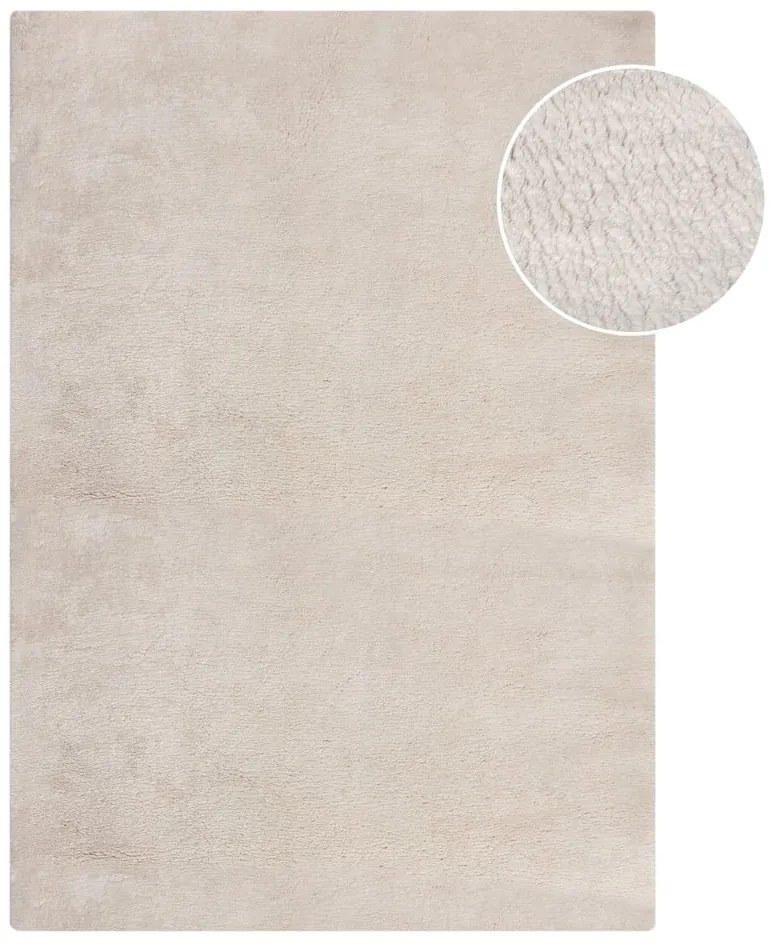 Кремава синтетична кожа 160x230 cm Faroe Wool Look Fur – Flair Rugs