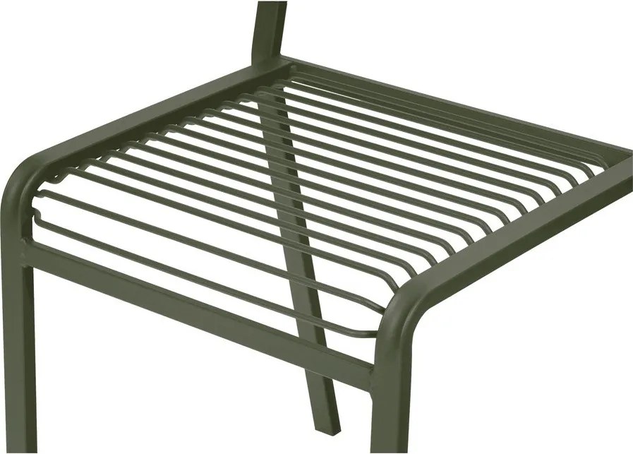 Зелен градински стол метален Oto – noo.ma