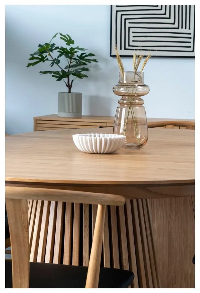 Светлокафява стъклена ваза (височина 31 cm) – House Nordic