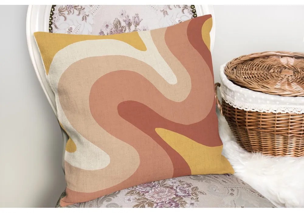 Калъфка за възглавница 43x43 cm Strawberry Creamsicle – Mila Home