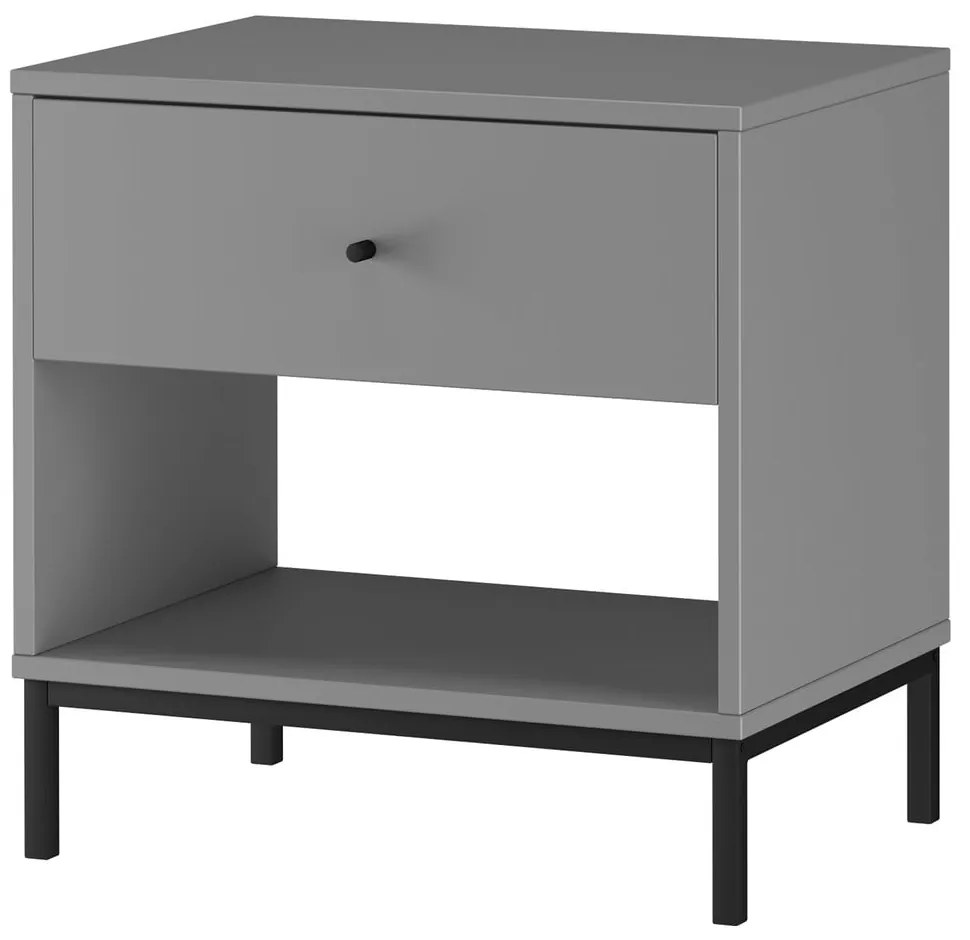 Сиво нощно шкафче Celine – Støraa