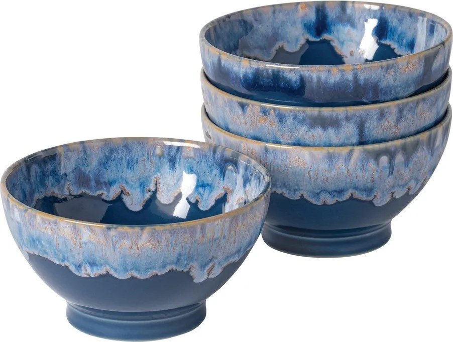 Сини керамични купички в комплект от 4 части ø 15 cm Latte - Costa Nova