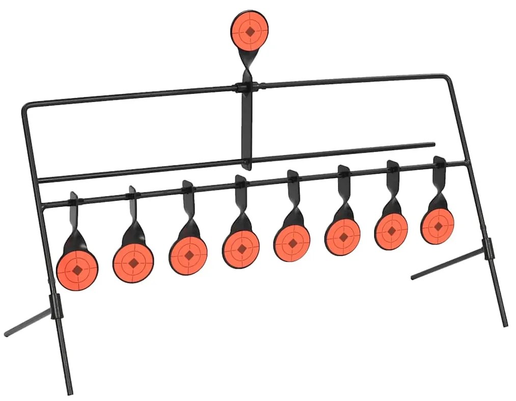 91932 vidaXL Автоматична мишена за стрелба с 8+1 ротационни цели