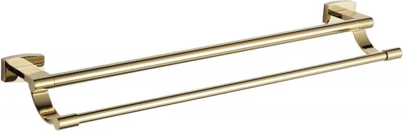 Mexen Zoja двойна закачалка за кърпи, златна - 7019125-50