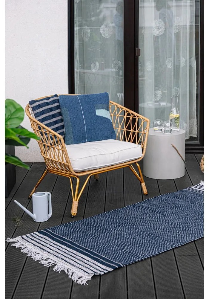 Възглавница за открито от рециклирана пластмаса Sailor, 45 x 45 cm - Green Decore