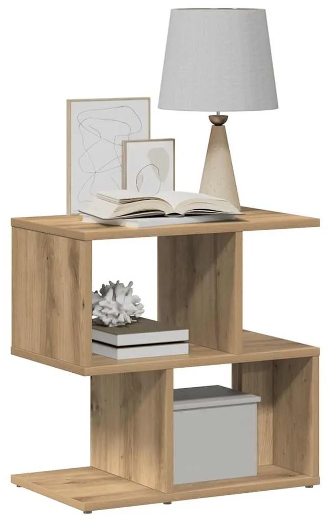 856537 vidaXL Нощни шкафчета, 2 бр, 50x30x51,5 см, инженерно дърво