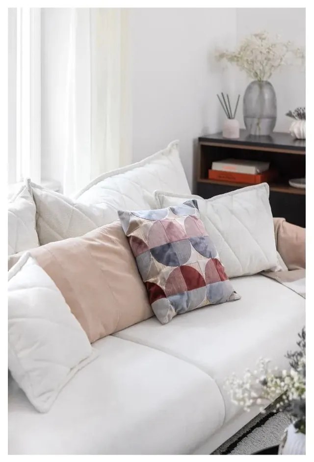 Бял сгъваем/с място за съхранение диван от рипсено кадифе 215 cm Bjork – Bonami Selection