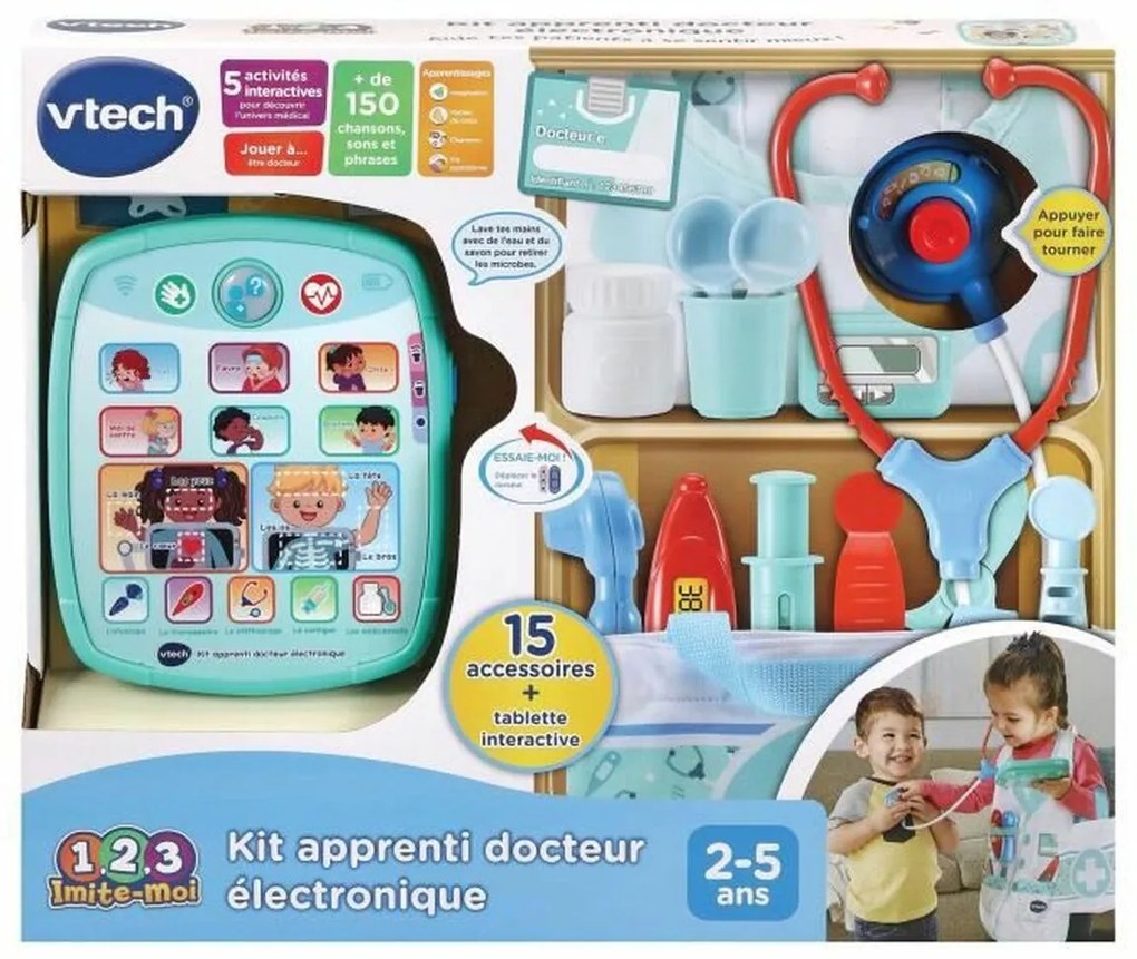 Играчка, Медицинска Чанта с Аксесоари Vtech Electronic Doctor Apprentice Kit